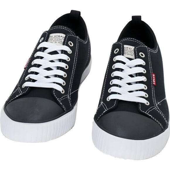 Levi's Anikin Black Canvas Sneakers Men's US 9M - Picture 5 of 6